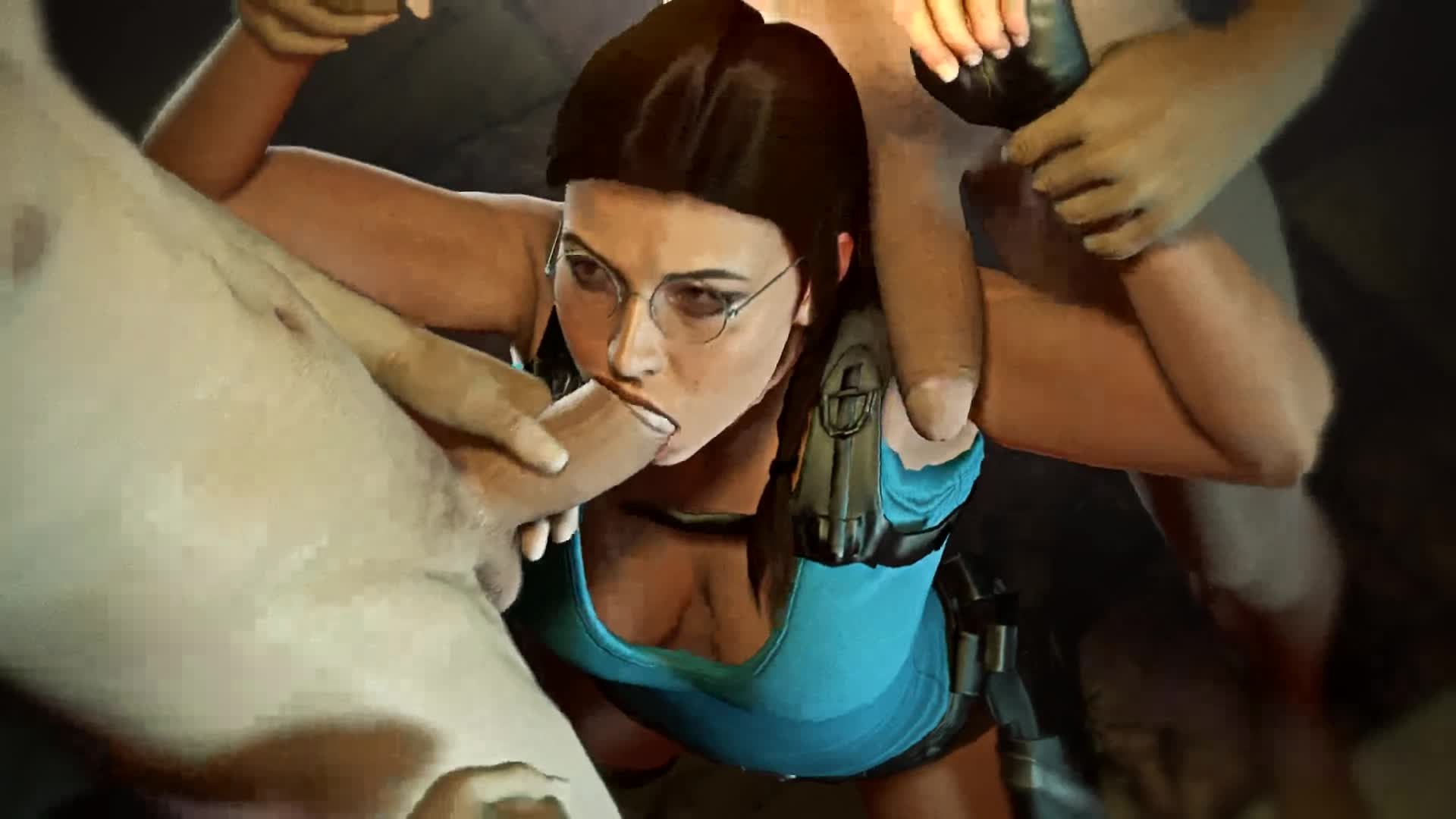 Lara Croft in Tomb Raider have sex
