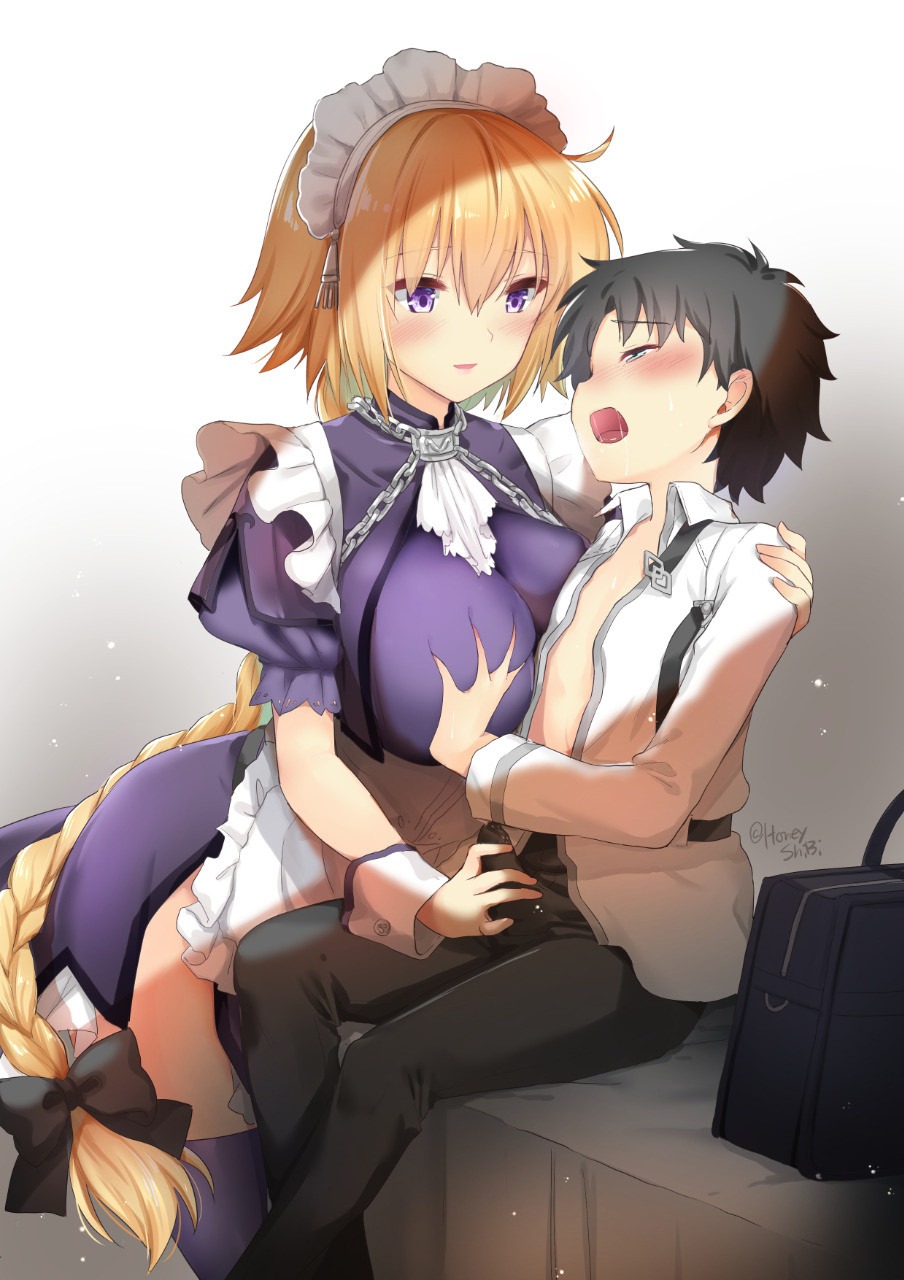 Ritsuka Fujimaru and Servant