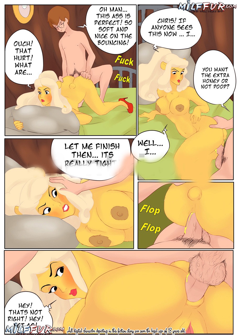 Winnie navel hentai comic