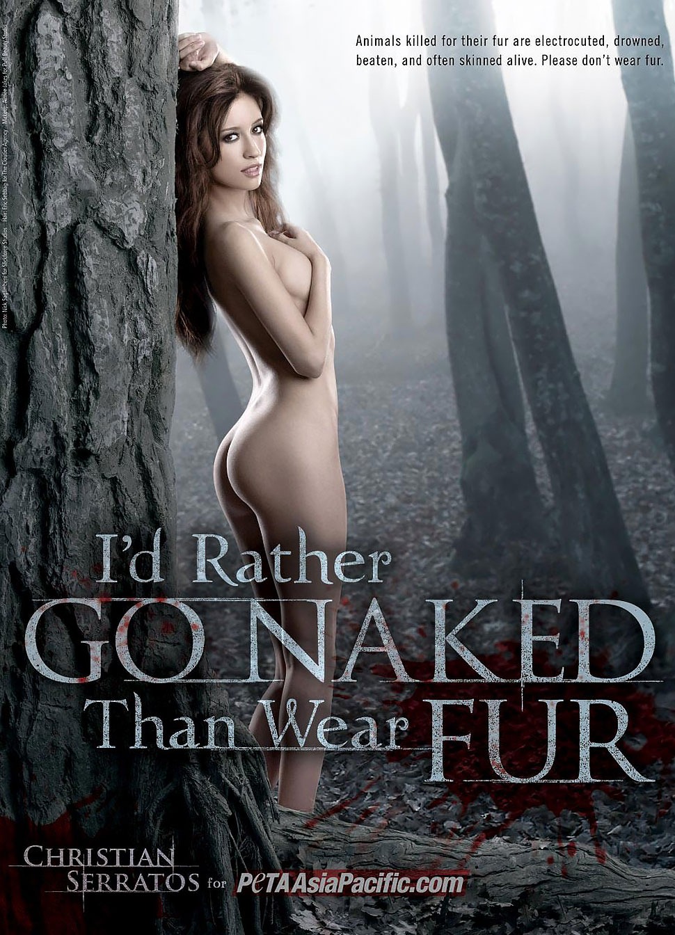 Christian Serratos is naked
