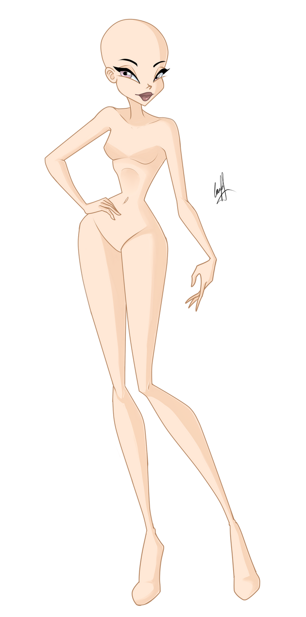 Winx without hair and clothing