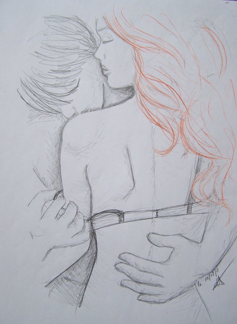Drawings of lovers