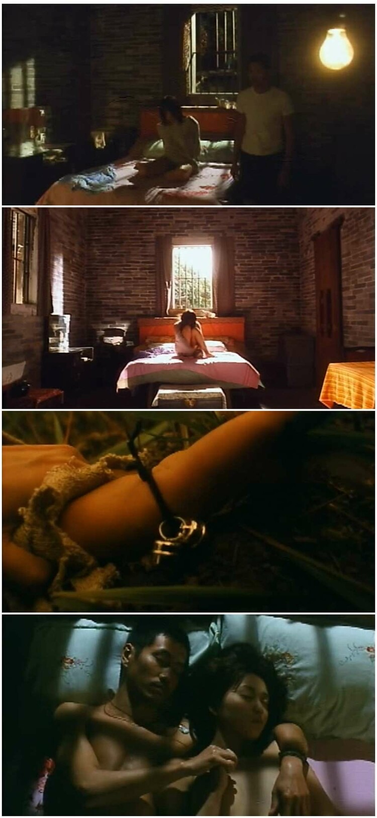 Erotic scenes of the film Brava