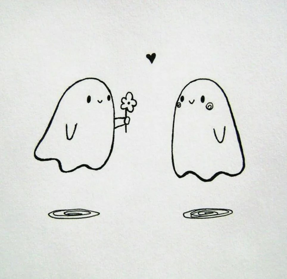 Small simple drawings for sketching