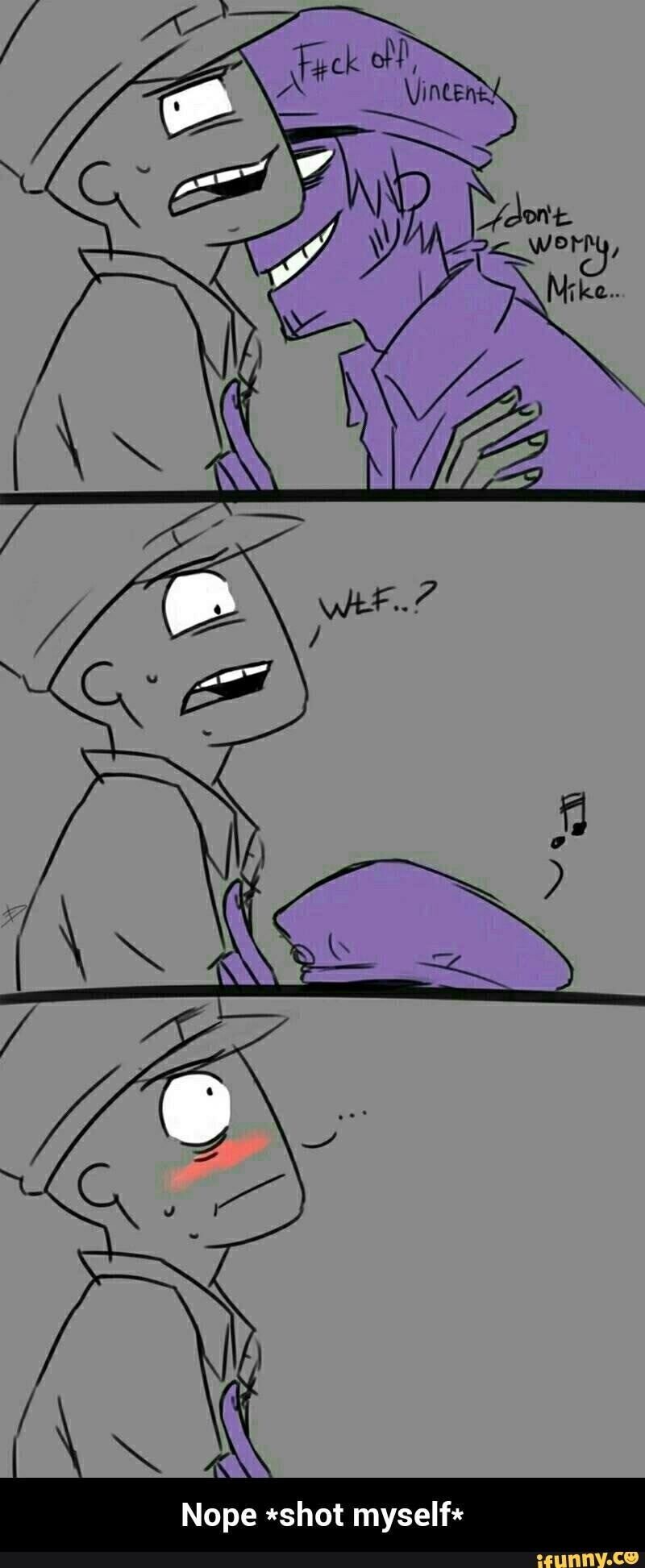 Mike Schmidt and Perpl Guy Comic