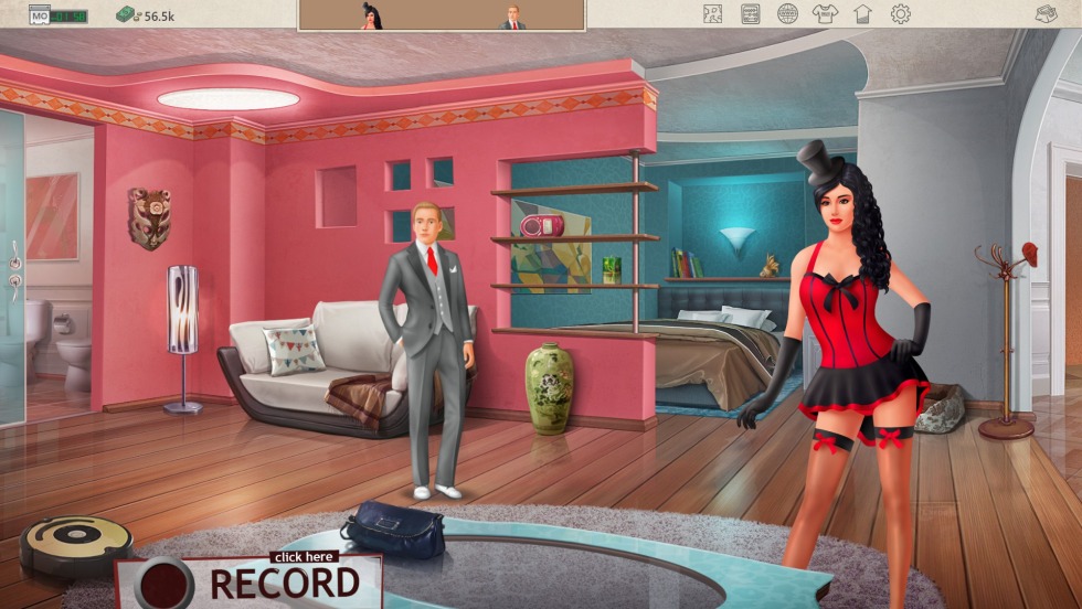 The simulator of the girl