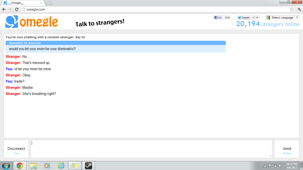 Omegle chat