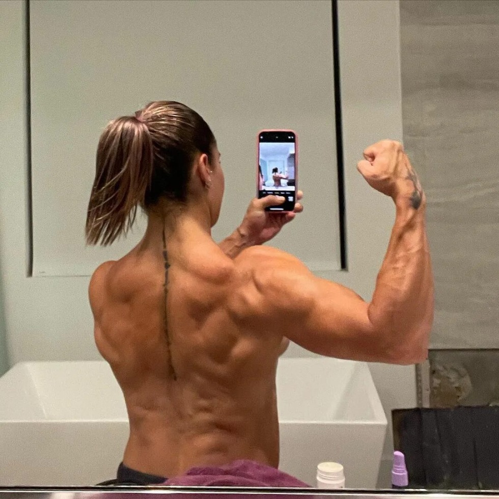 Stefani Kohen in a swimsuit