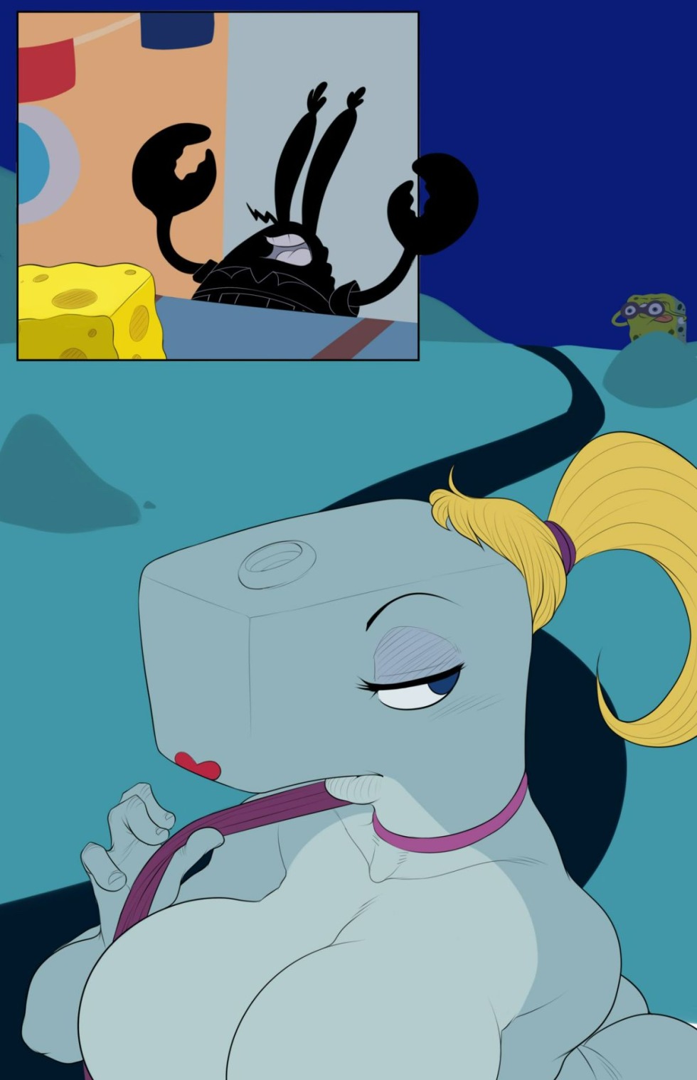 Bob and Squidard Hentai sponge