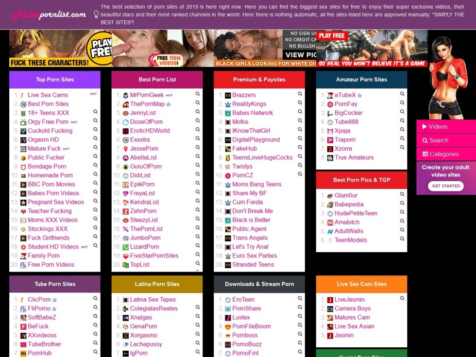 The best sites of pornography