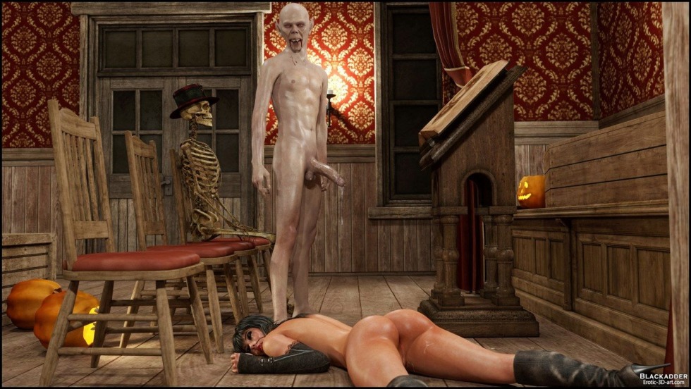 Lara Croft with Hentai Wolves