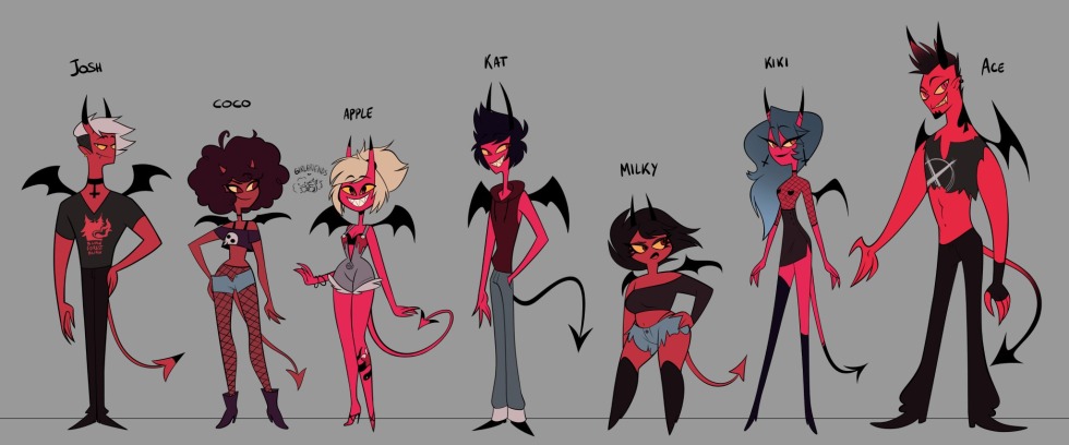 Hotel Khazbin and hellish boss characters
