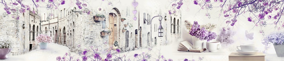 Lavender wall panel Albico