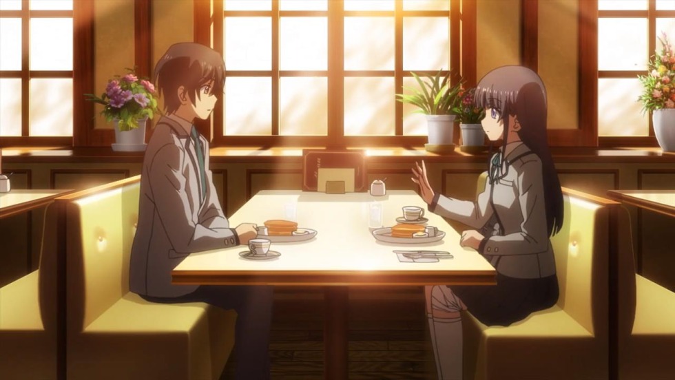 Anime guy with coffee