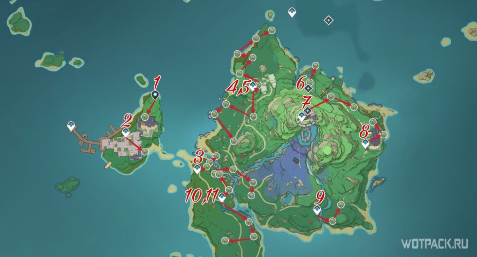 Tombs of the depths of Genshin Inadzum