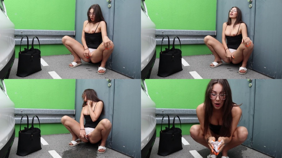 Shaiden Rogue Masturbates and Piss in the Parking Lot