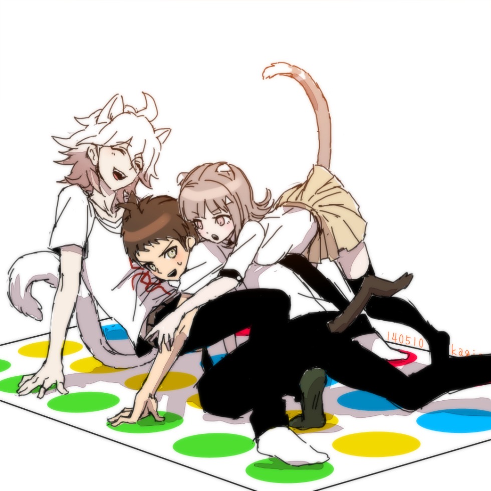 Dangganronpa Makhiru and Nagito