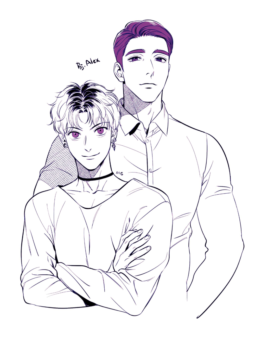 Nastya Rybka and Aleksel Leslie