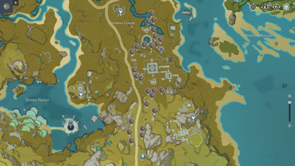 Sandy tree of Genshin