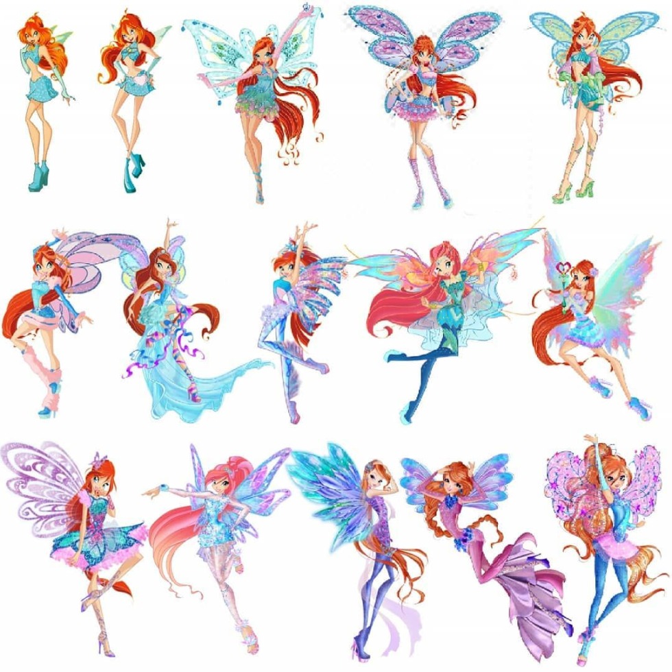 Winx all transformations of Bloom