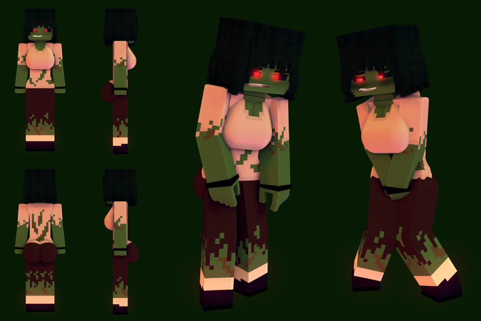 Minecraft XXX Comics Steve and Cryper