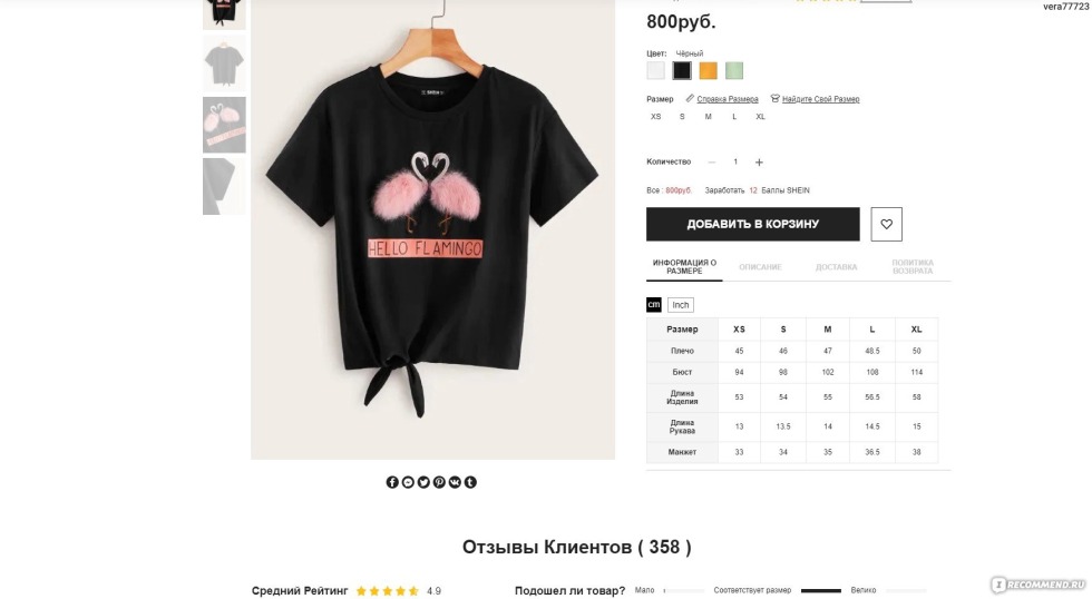 Shein Article of the Goods