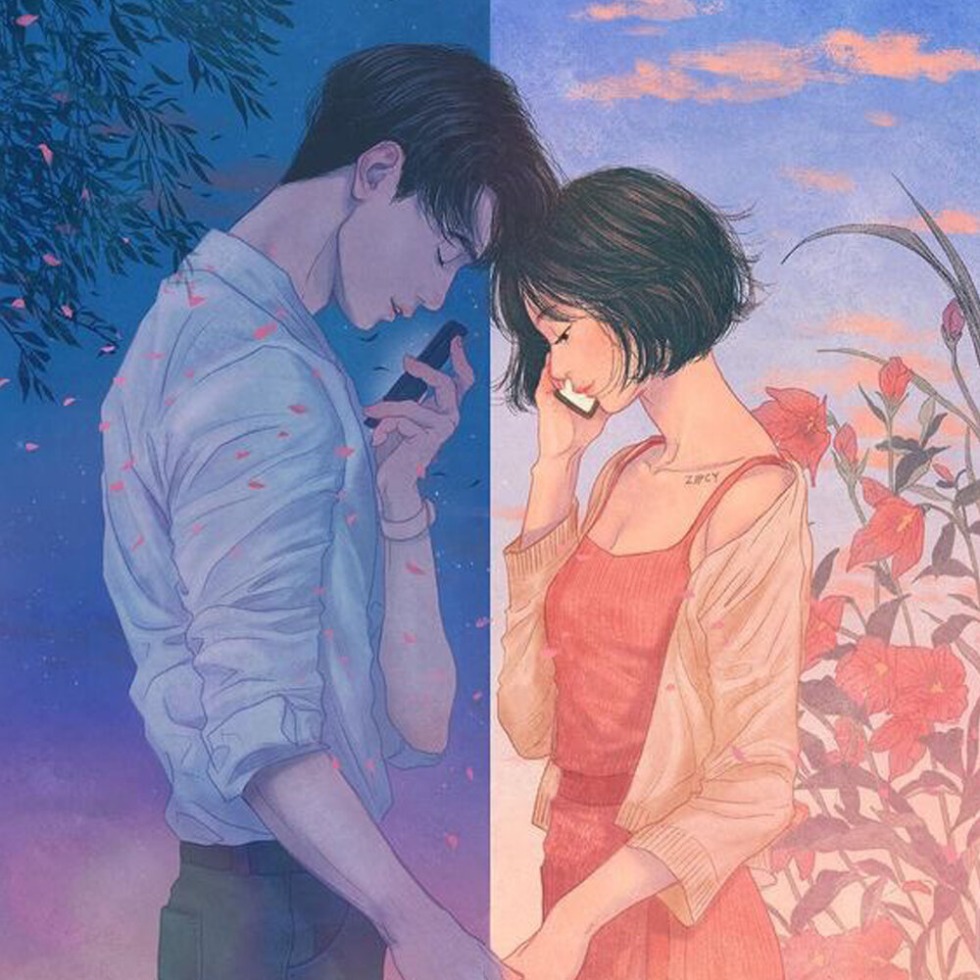 Love at the distance art