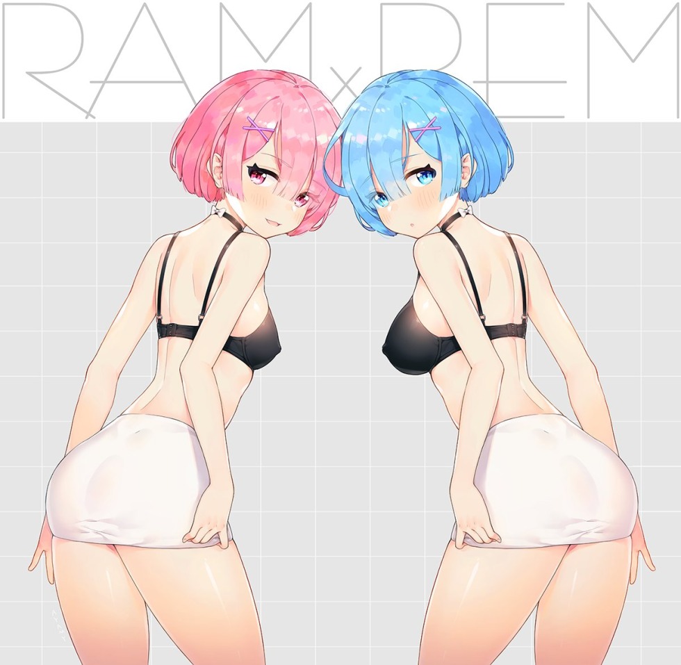 Hentai Re Zero Rem and Emilia