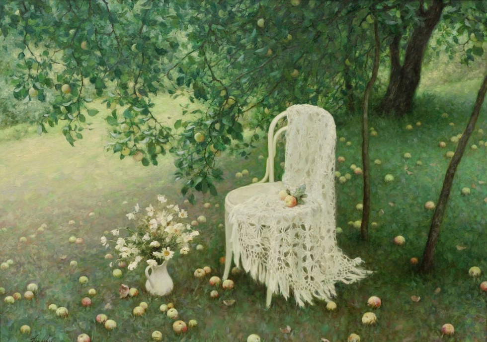 Botanical watercolor clover