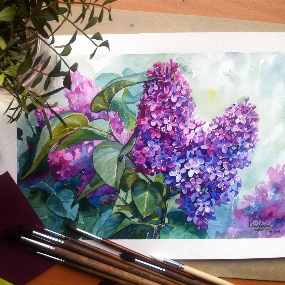 Angelina Petrova in a hat