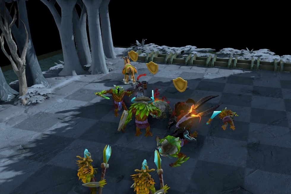 Chess figures from Dota 2