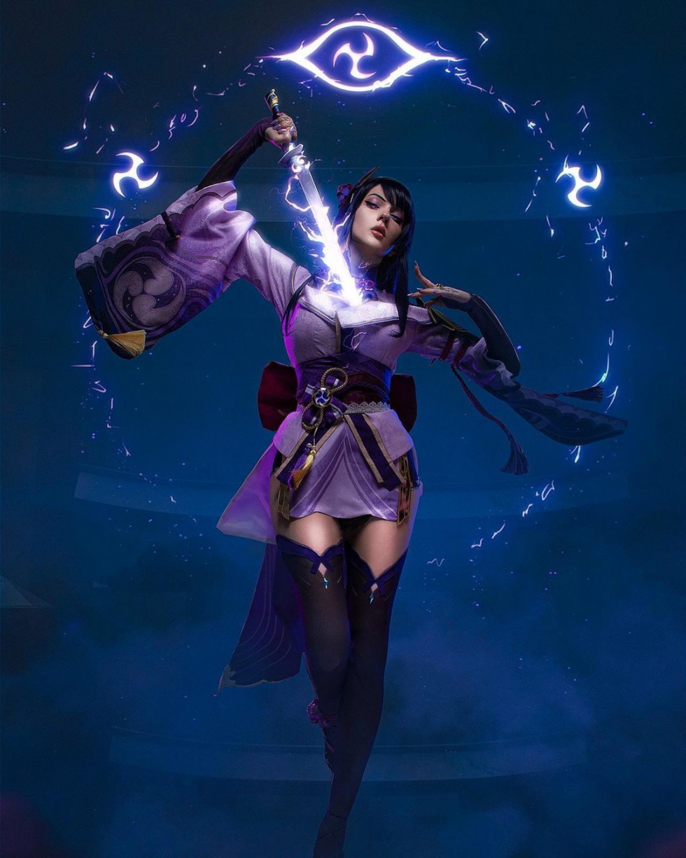 Cosplay Ryden shogun Genshin