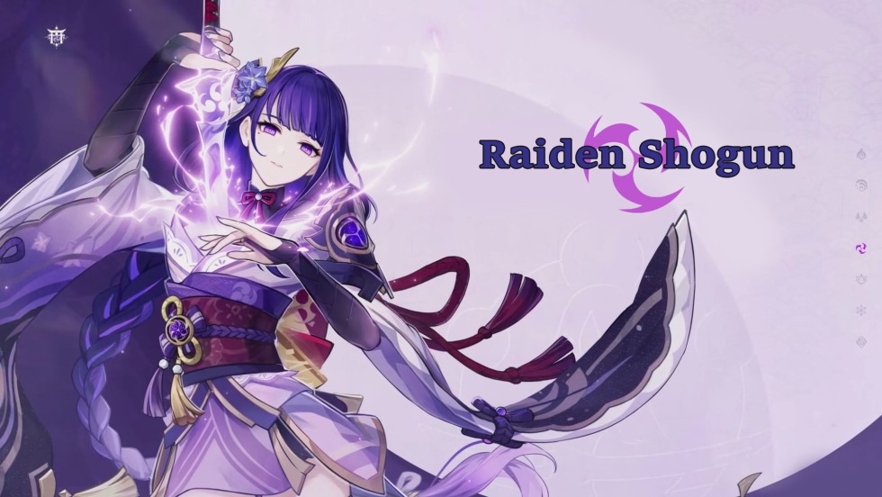 Raiden shogun Genshin Impact