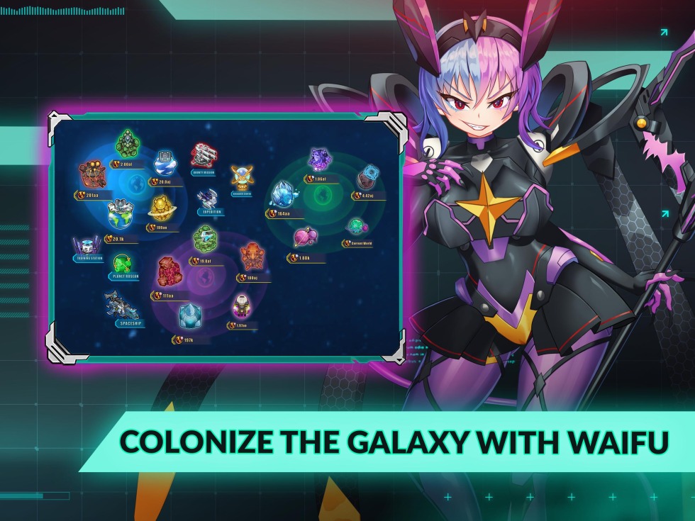 Idle Space Farmer Anime Games