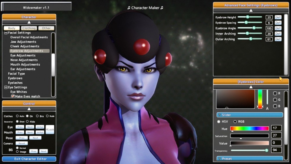 Honey Select 2 character editor