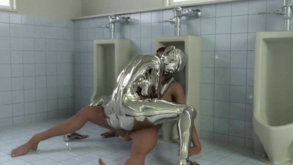 Sarah Connor and Kyle Reese bed stage terminator Genesis