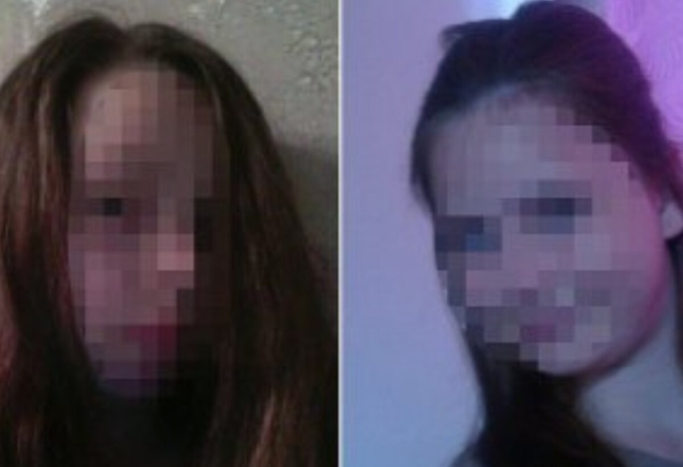 The schoolgirl laid out her