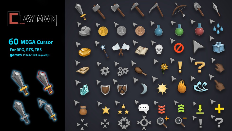 RPG cursor for playing