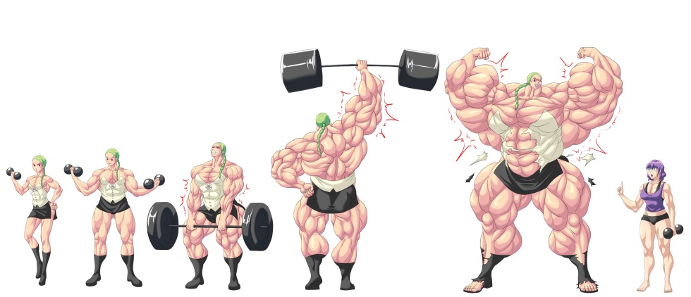 ANime pitching transformation