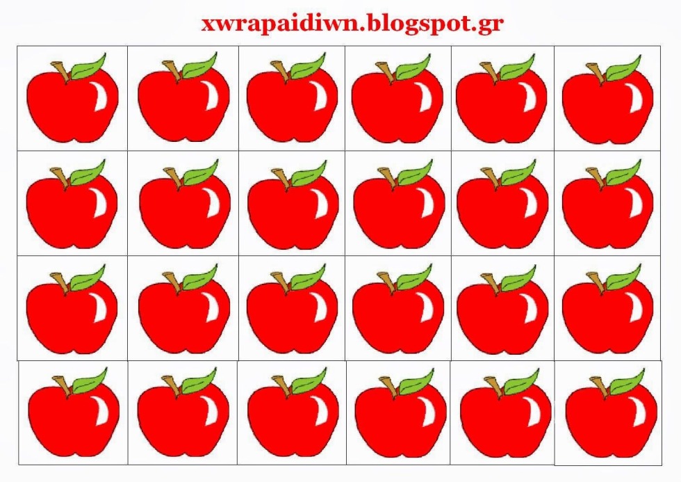 Handouts apples