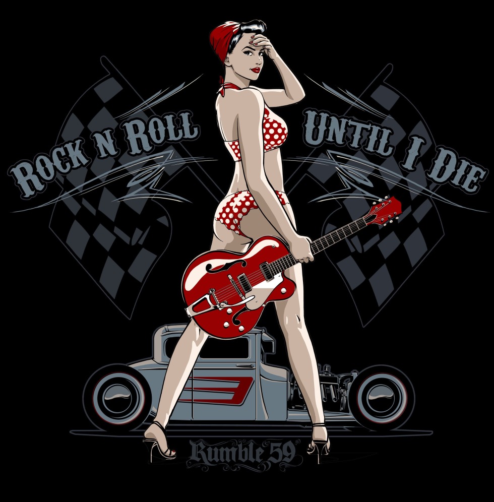 Pictures in the style of rock n roll