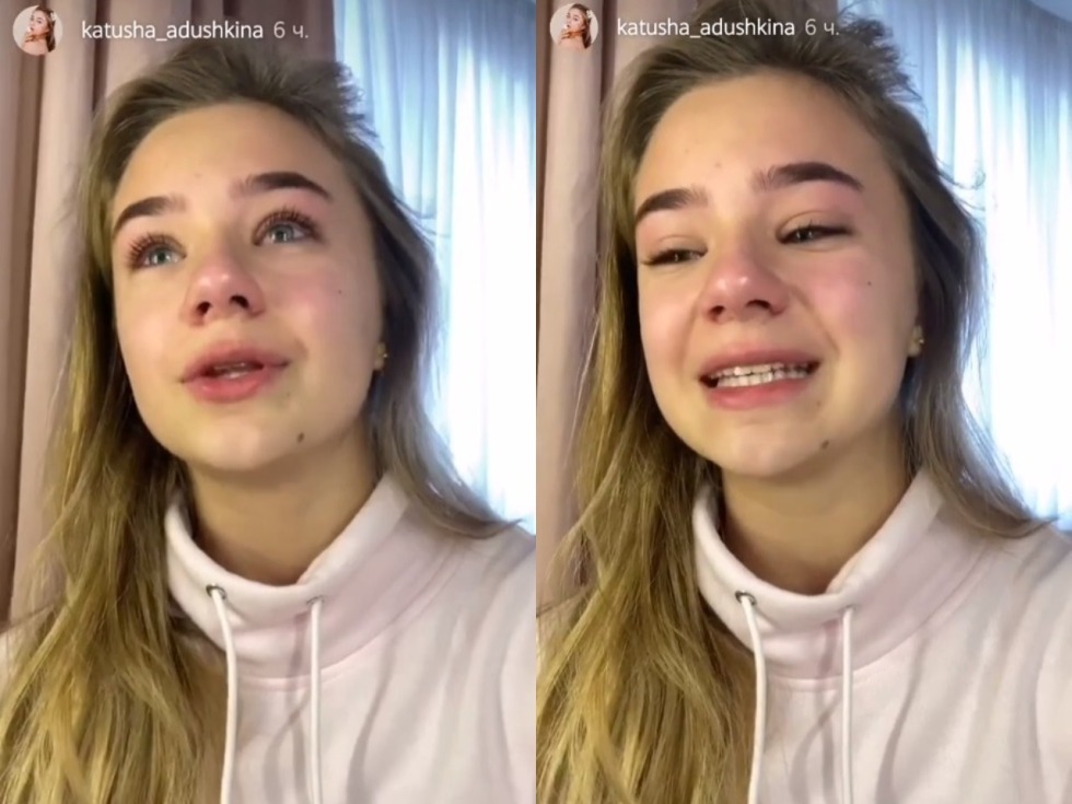 Katya Adushkina to braces