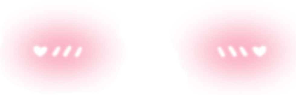 Blush on the cheeks without a background