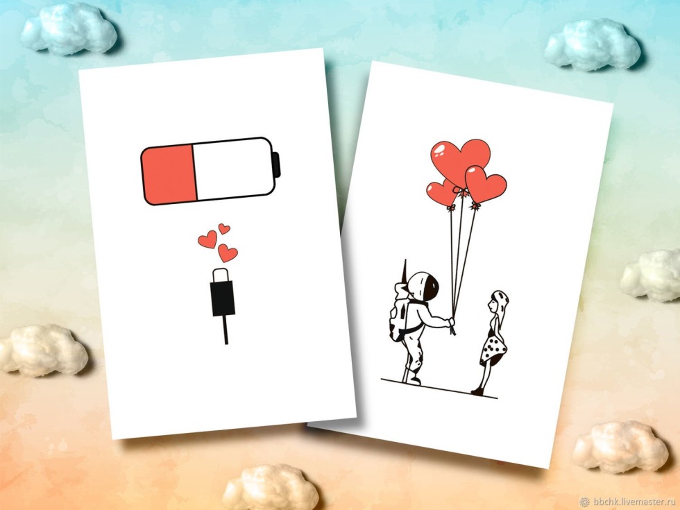 Lovely postcards to the guy