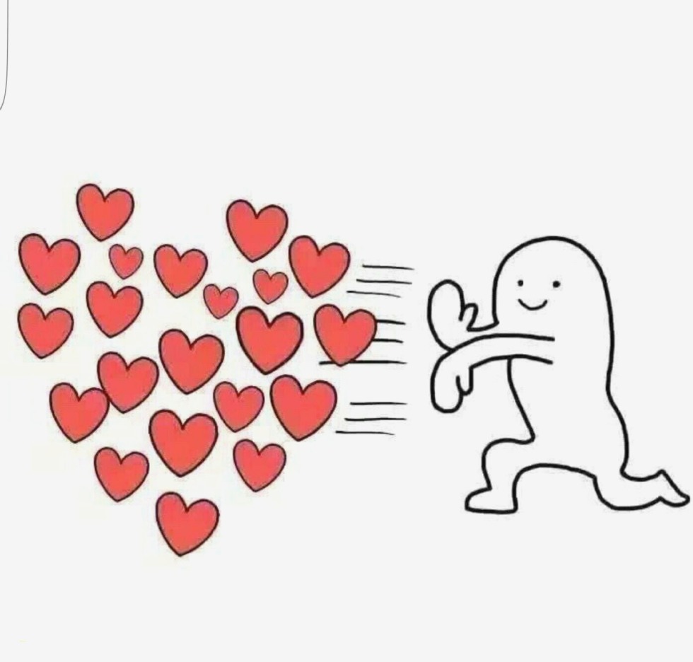 Drawings for sketching hearts