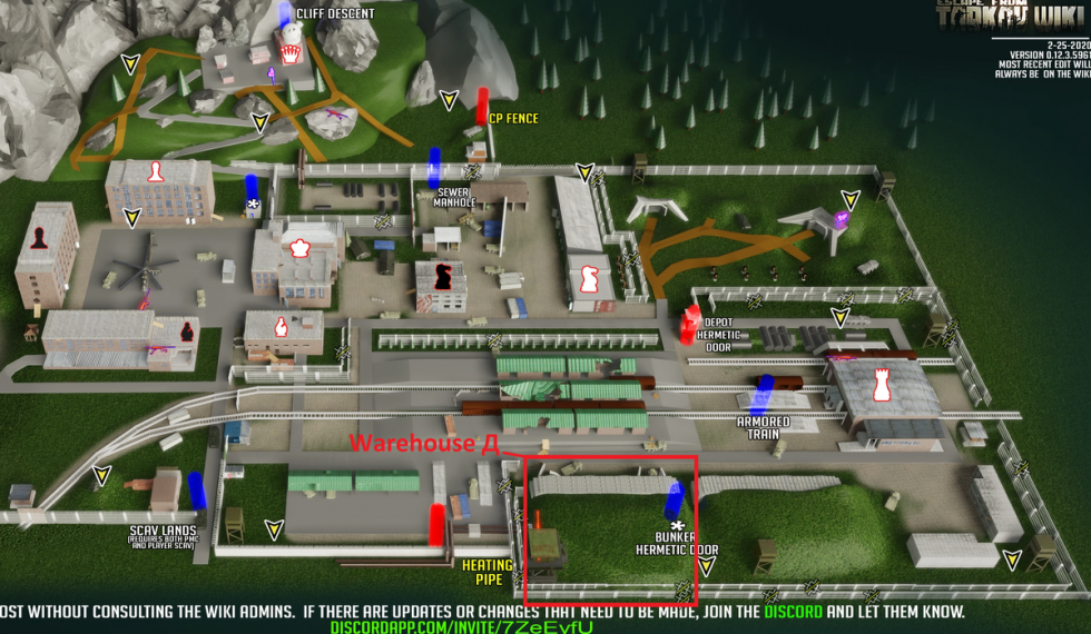 Reserve map Escape from Tarkov