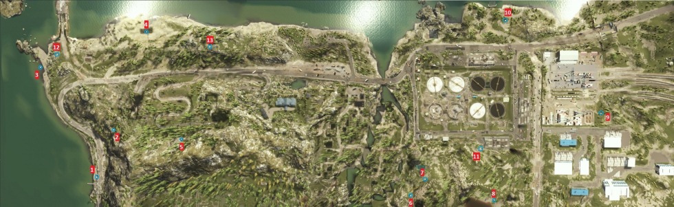 Caches of the lighthouse Tarkov