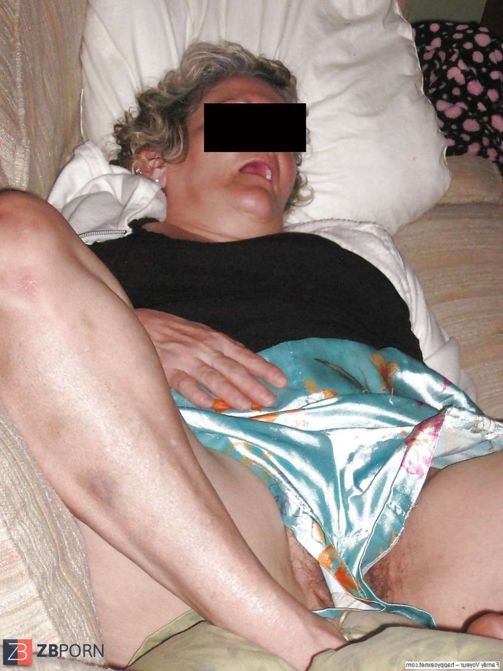 Naked sleeping mother Spy Cam