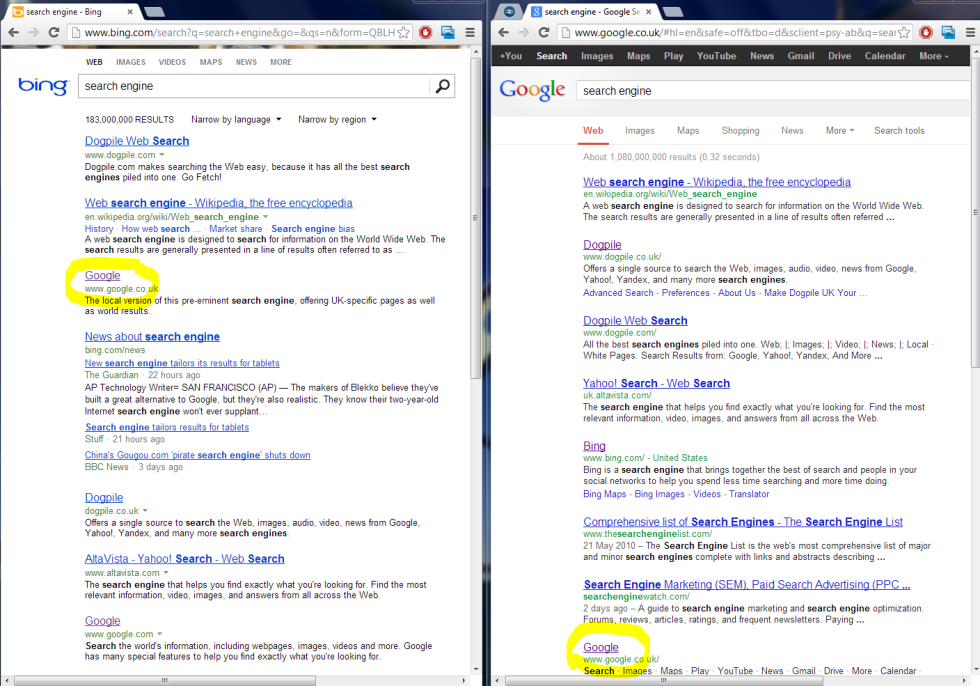 Search Engine Like Google