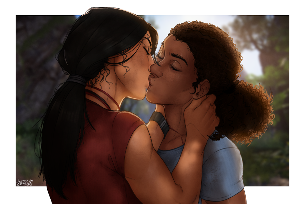 Ancharted Chloe and Nadin Lesbi